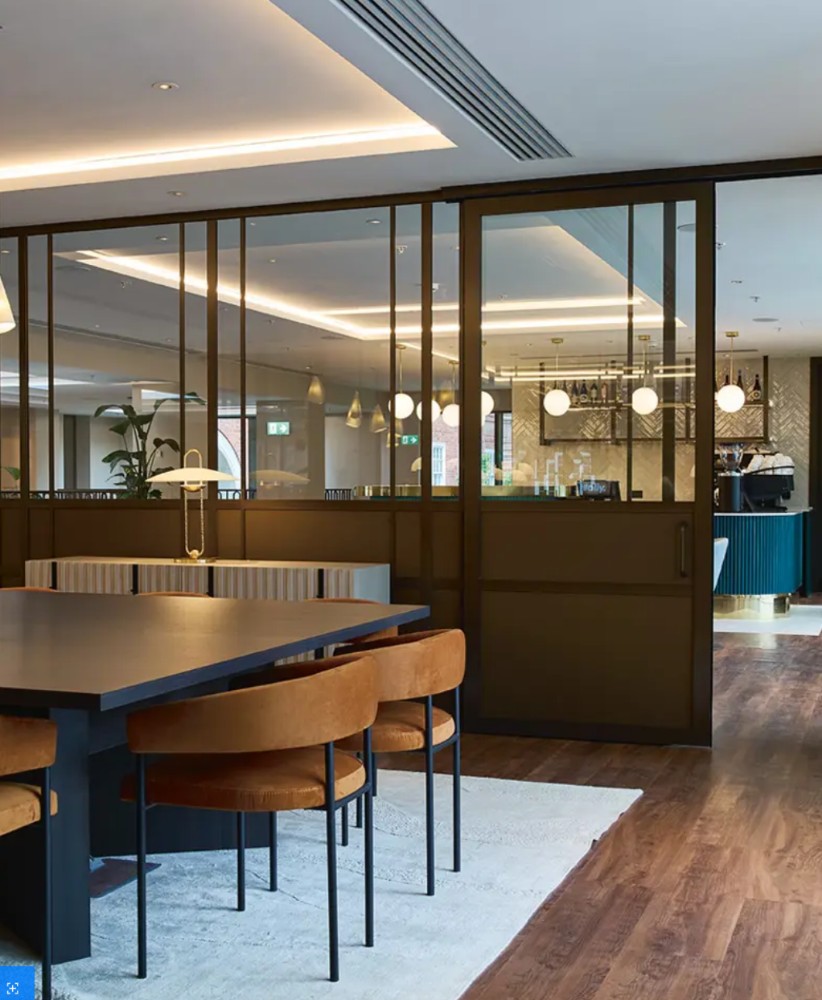 Internal Glazed Sliding Partition